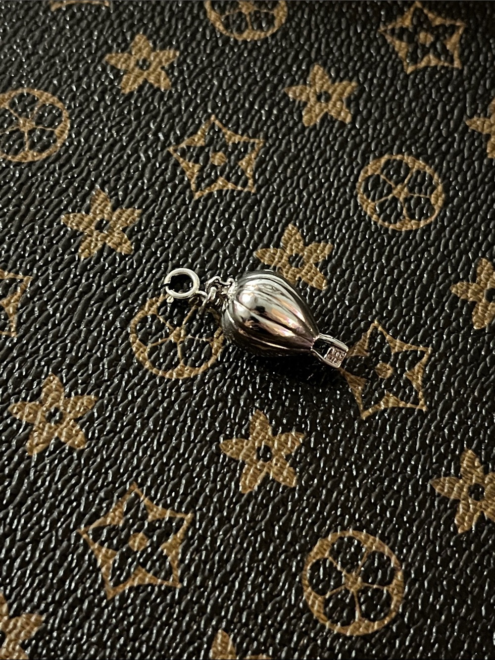 Vtg Sterling HOT AIR BALLOON charm